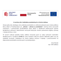 4 monitory dla 4 oddziałów przedszkolnych w Gminie Jodłowa