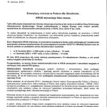 Emerytury rolnicze w Polsce dla Ukraińców. KRUS dementuje fake newsa