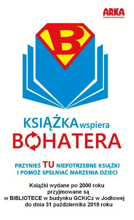 content plakat a4 ksiazka wspiera bohatera