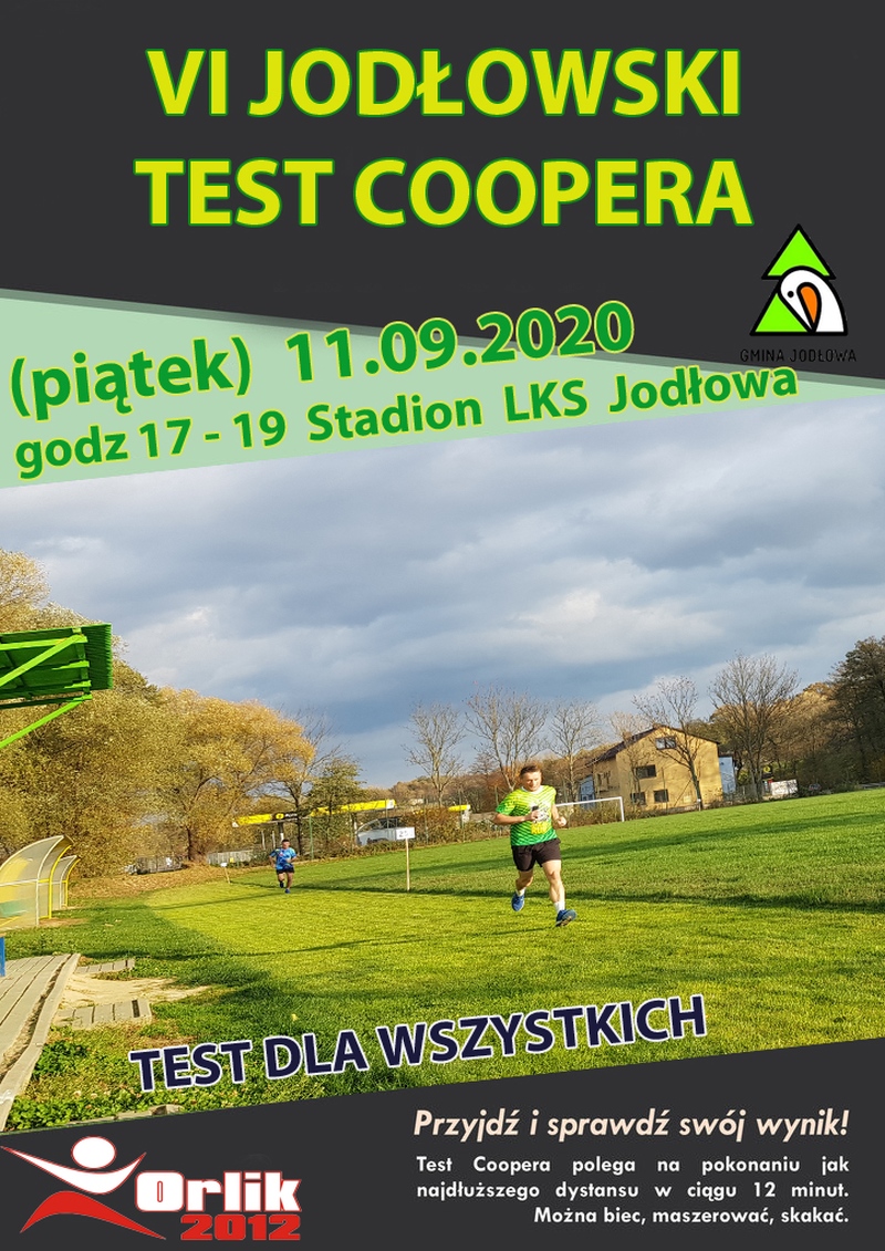 VI Jodłowski test Coopera plakat