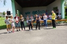 Spotkanie przy grillu uczniów trzecich klas gimnazjum z uczniami Zespołu Szkół w Jodłowej