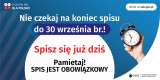 Do końca spisu zostało już tylko 14 dni !