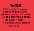 Uwaga, ważna informacja!!