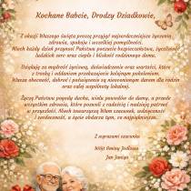 Serdeczne życzenia z okazji Dnia Babci i Dziadka