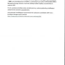Certyfikat QMO - termin uzyskania upływa 30 września 2026r. !