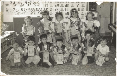 Zakończenie roku w przedszkolu 1985r.