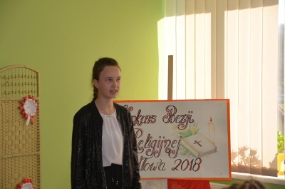 Gminny Konkurs Recytatorski Poezji Religijnej w Jodłowej 2018_2